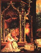  Matthias  Grunewald The Isenheimer Altarpiece oil on canvas